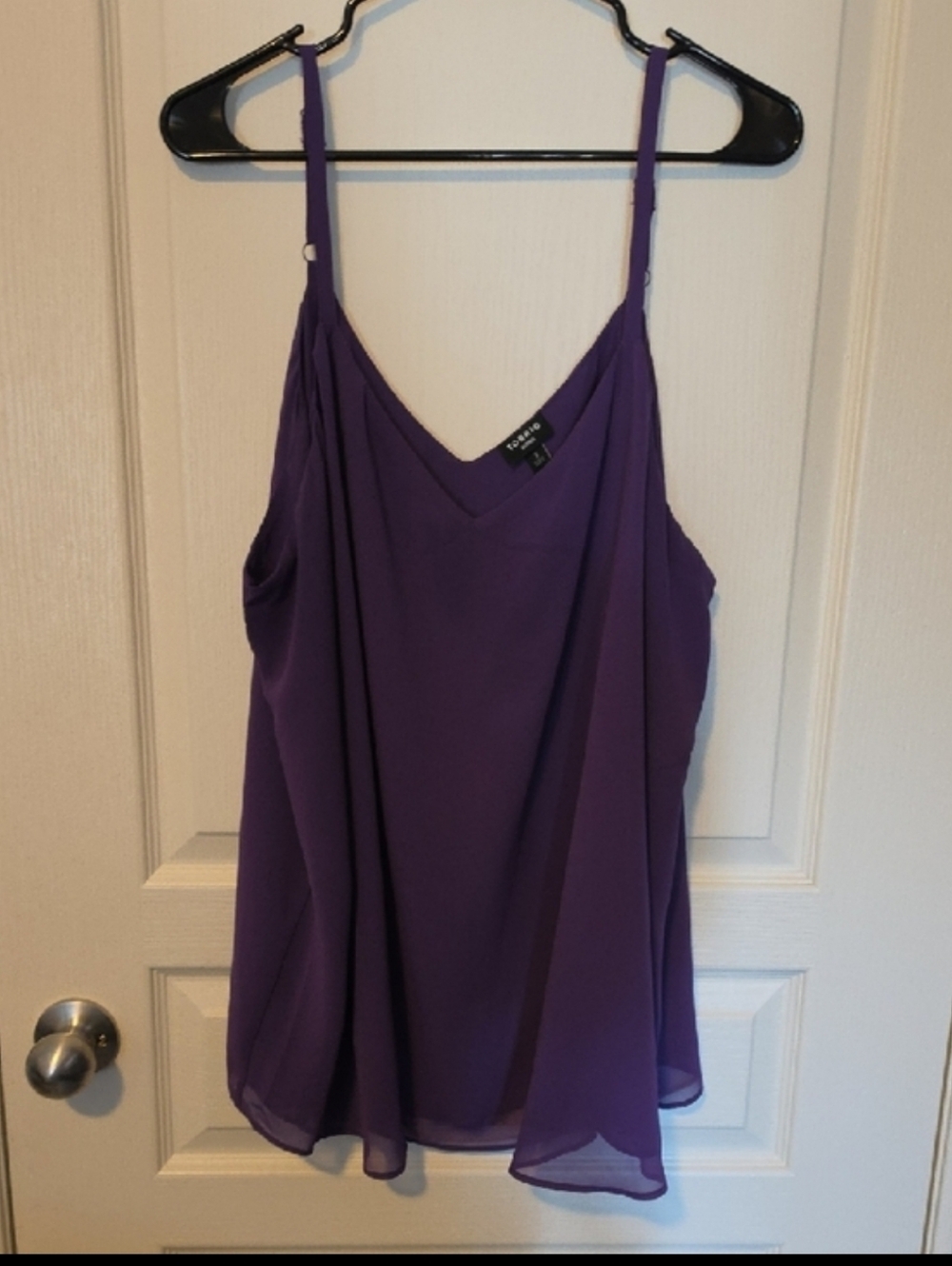 torrid Purple Sophie Chiffon Cami - Picture 5 of 7